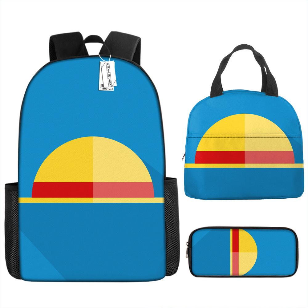 ONE PIECE Luffy One Piece Schoolbag Campus Primary School Students Nautical King Backpack Lightweight Large Capacity Computer Bag