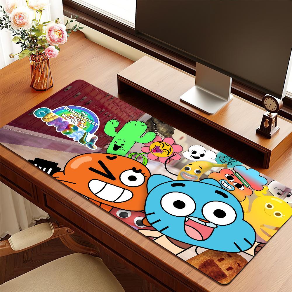 Cute Amazing World of G-Gumball Mouse Pad Non-slip Thickened MousePad Student Cushion Large Writing Gaming Lockedge Office
