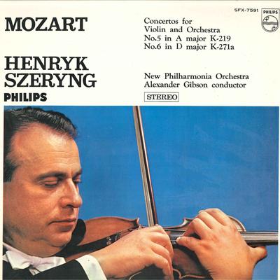LP Record HENRYK SZERYNG ALEXANDER GIBSON N  Mozart Concertos For Violin And Or SFX7591 PHILIPS Japan Classical Used