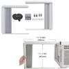 Window Air Conditioner Side Panel Window Vent Insulation Panel Removable Insulated Sealed Frame For Wall Hotel Workplace