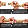 6-Piece Brass Hose Faucet Connectors - 1/2" and 3/4" 2-in-1 Faucet Adapters with Seals and Washers