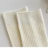 Solid Color Soft Warm Socks Nylon Long Knee High Socks Casual Women Stockings