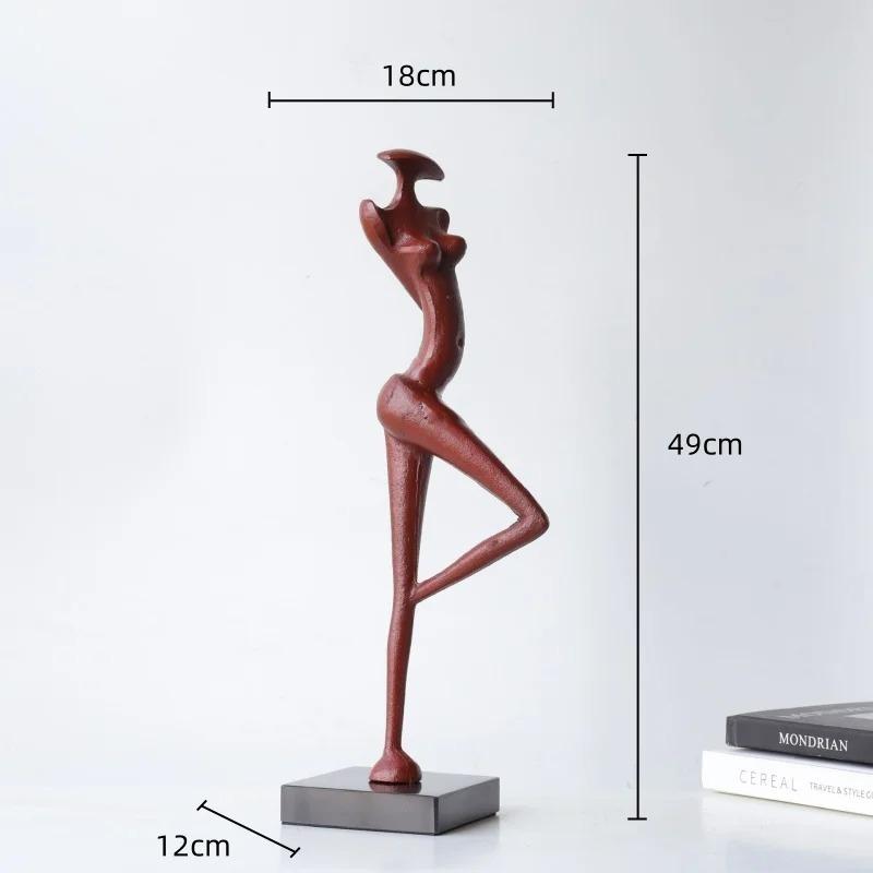 Artigianato in Metallo Figura di Movimento Creativa Sportivo di Immersione Scultura Astratta Nuotatore Statuetta Metallica Decorazione per la Casa