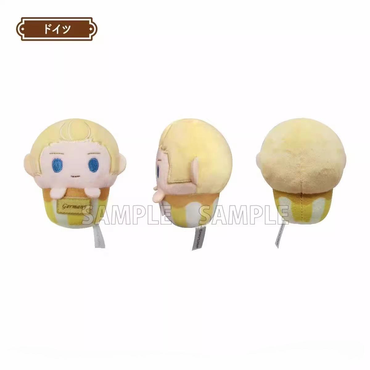 Hetalia Axis Powers Mini Plush Doll Pendant Ivan Braginsky FrancisBonnefoy Cosplay Stuffed Toy with Box for Anime Fans