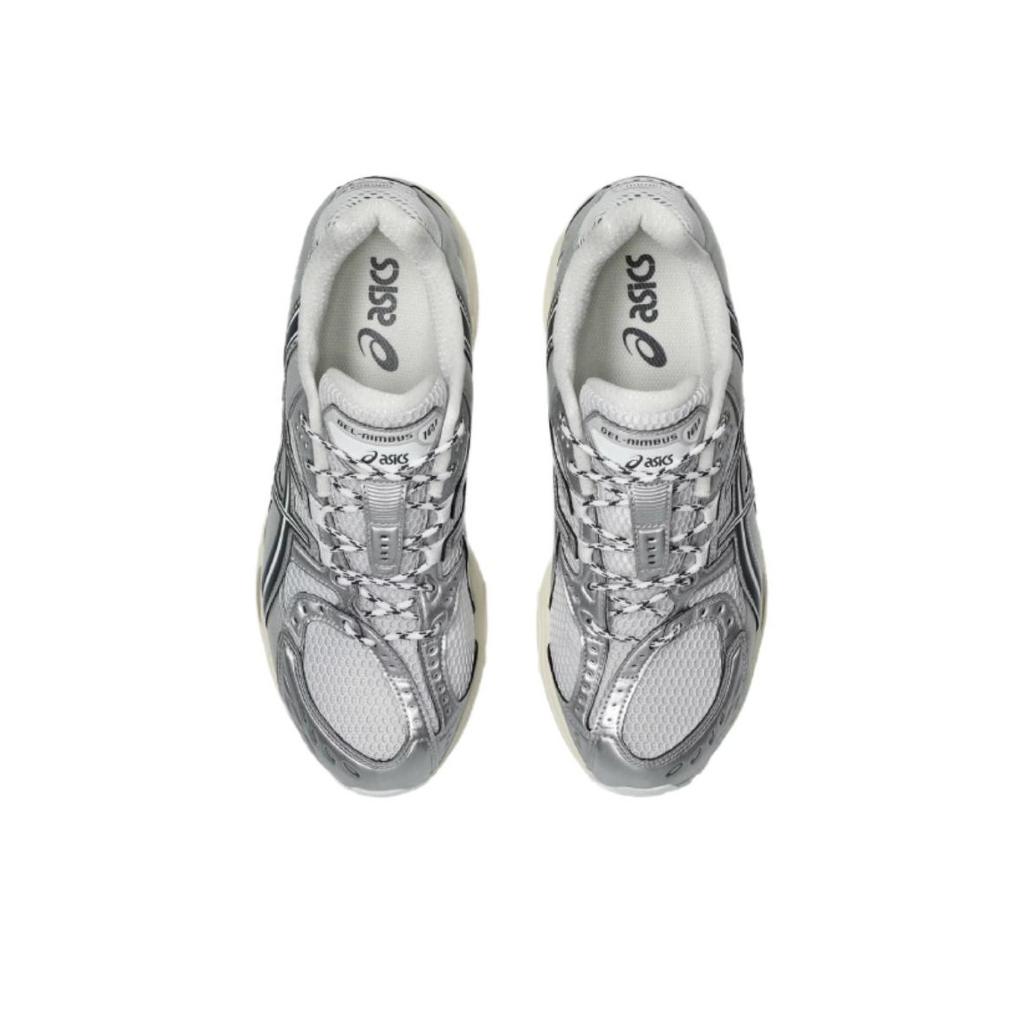 Asics Gel-Nimbus 10.1 Metallic Pack Comfortable Versatile Low-Top Casual Running Shoes Unisex Sneaker Silver 1203A820-100