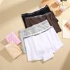 FINETOO Baumwollpanty für Damen, hohe Taille, Boxershorts, bequeme Slips, Damenunterhosen