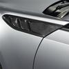Car Carbon Fiber Spoiler Canard Side Fender Air Vent Trim Cover For Toyota 86 GT For Subaru BRZ 2012-
