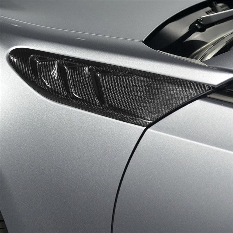 Car Carbon Fiber Spoiler Canard Side Fender Air Vent Trim Cover For Toyota 86 GT For Subaru BRZ 2012-