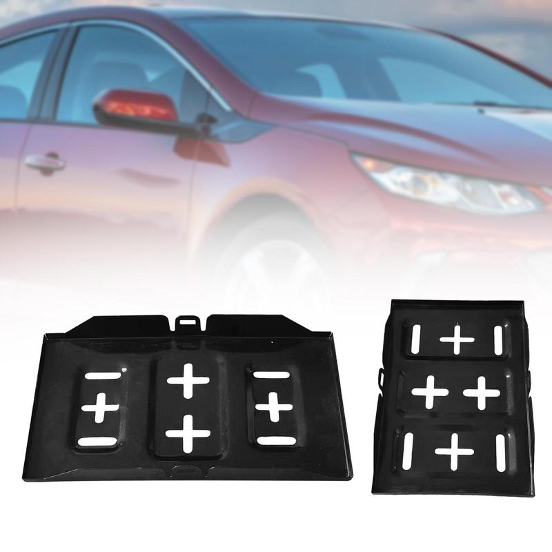 Car Battery Holder Battery Fixing Holder Battery Tray Bracket Battery Installation Tray for SUV Truck RV Cars Engine Repair