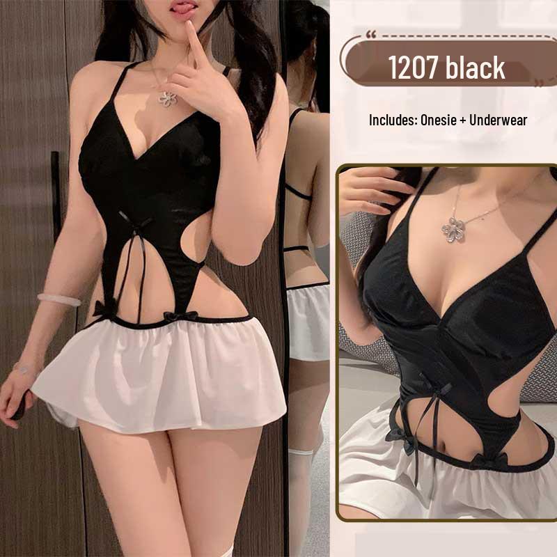 Passionate Push-Up Cutout Camisole Nightgown for Small Busts