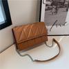 Trendy Small Square Bag With Quilted Chain And Embroidery Perfect For Everyday Use
