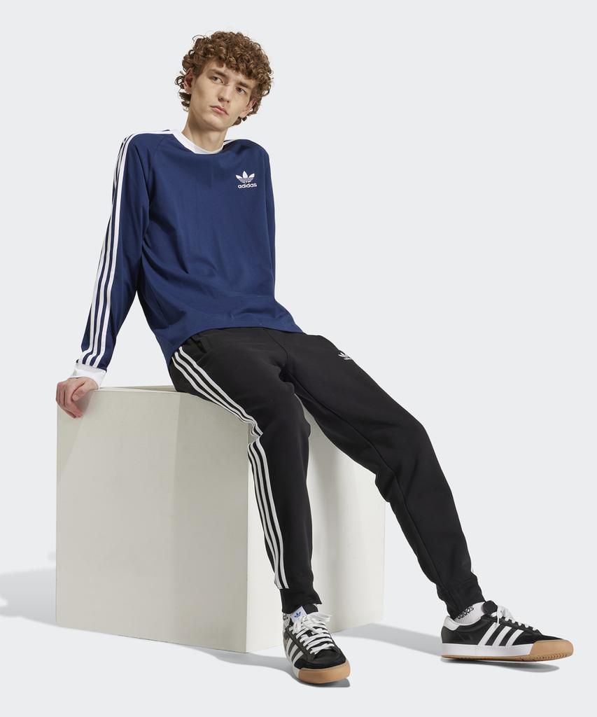 ADIDAS 3S Long Sleeve Tee - Navy / Im9428