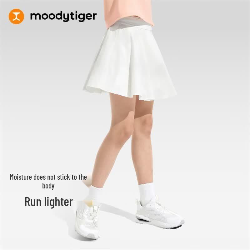 Moodytiger Girls' Breathable Anti-Exposure Sports Skirt