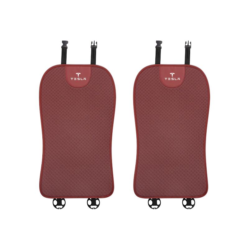 

Car Seat Pad Backrest Mat Ice Silk Flax Seat Cushion Covers for Tesla Model 3 Highland 2023 Model S Model X Model Y