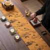 Xiangyun Silk Jacquard Double-Sided Waterproof Tea Tablecloth
