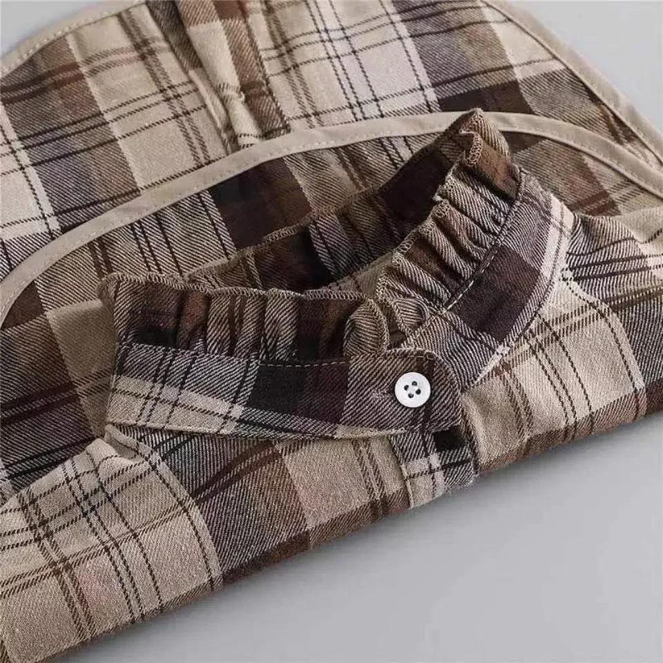 Damen Falscher Kragen Kariertes Hemd Abnehmbare Kragen Einfarbiges Hemd Damenkragen Weiß Mädchen Oberteil Kleidung Dickey-Kragen