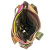 Tide Bag Women'S Square Bag Splicing Letters Contrasting Color Cowhide Color Shoulder Bag High Bag