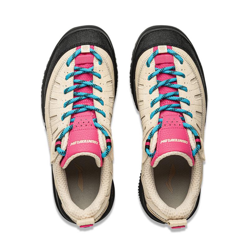 New LiNing CF Su Linchuan Lite Low Top Casual Shoes Women's Khaki AHCU018-2