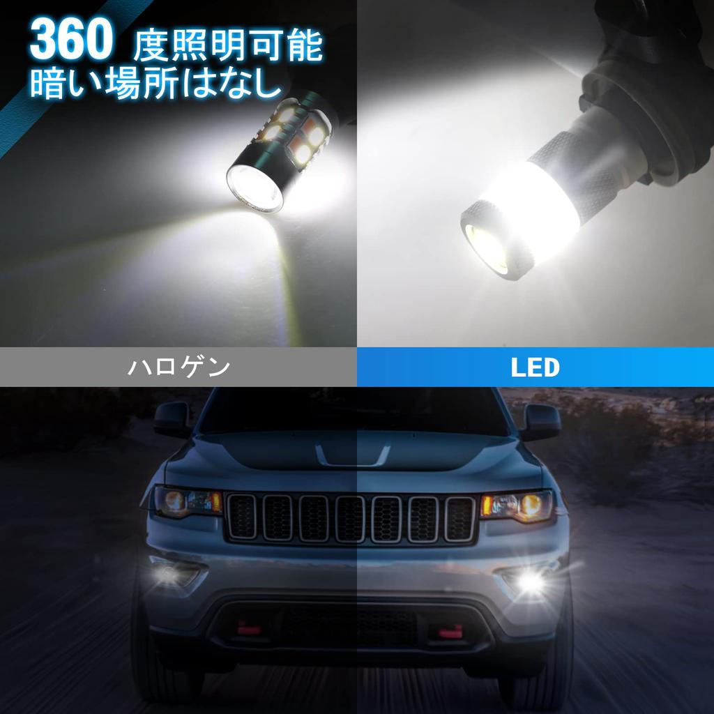 NOVSIGHT H11/H8/H9/H16 LED Headlight, 6,000 Lm, 6500K, White, 360° Luminous, /24V Vehicles, Fog H11,
