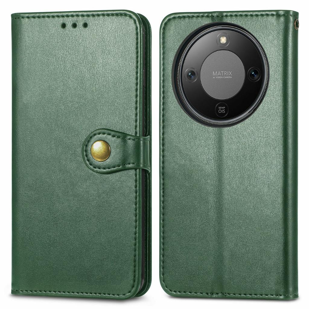 For Honor X70 Pro 5G Case Wallet Stand Leather Phone Cover with Wrist Strap