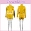 Kill Bill Vol 1 Cosplay Costume The Bride Yellow Set For Halloween And Anime Role Play