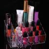 24 Lattices Trapezoid Lipstick Mascara Eyebrow Lipstick Cosmetic Display Stand