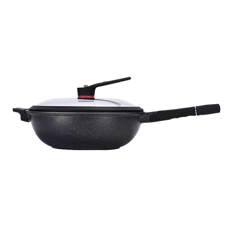Yoshida Artisan 34CM Multifunctional Stainless Steel Wok