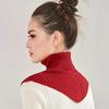 Men's and Women's Autumn and Winter Knitted Scarves High Necked Scarf Fake Collars Decorative Scarves