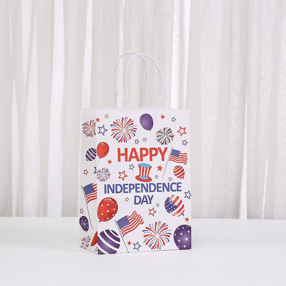 StoBag, Eco-Friendly Independence Day Gift Bags with Handles for July 4th Celebrations, Patriotic Parties Gifts