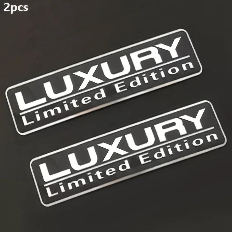 

2PCS Limited Edition Emblem 3D Metal Badges Decal Sticker Auto Racing Sport Emblem for Rear Trunk Side Fender Car Motorcycle