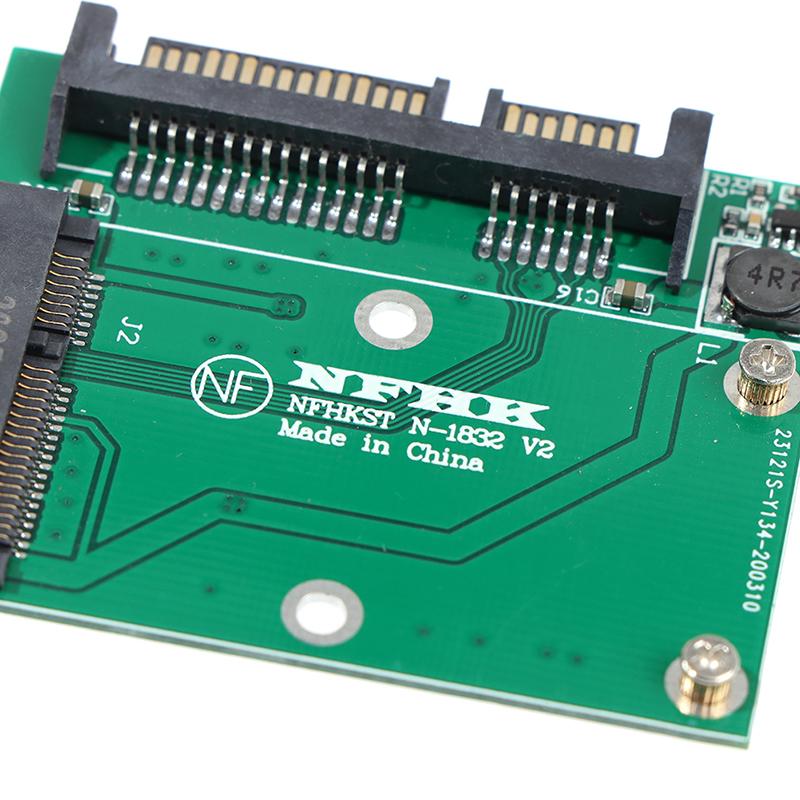 Standard Msata Ssd To 2.5 Inch Sata Adapter Converter Card Board Laptop Desktop