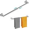 MGahyi Adjustable Stainless Steel Towel Racks for Bathroom 13.18-24In | Rustproof Single Towel Bar Wall Mounted, Sturdy & Space-Saving