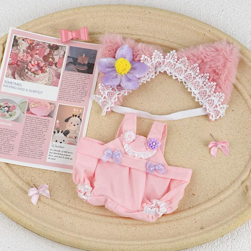 Unisex 20cm Cotton Plush Doll Clothes - Dress Up Fashionable Outfits