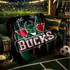 Bucks Team Logo Artwork Blanket Lightweight Flannel Bedding Blanket Perfect for Travel, Camping, Living Rooms, Offices, Sofas, Fan Christmas gift