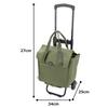 Rep 4WAY Cart Multi Shopping Cart 25L with Cart Hooks Cooling and Heating COCORO Multi 550304 Khaki