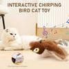 Interactive Chirping Bird Cat Toy, 2025 New Interactive Chirping Bird Cat Toy, Bird Cat Toy For Indoor Adult Bored Cats, Interac