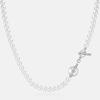 METROCITY JEWELRY 1992 PERLA Sterling Silver White Necklace A251SN1761WPH