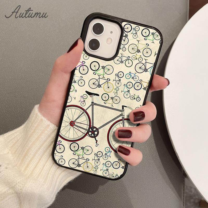 Fahrrad Rennrad Handyhülle für iPhone 17 Air 15 16 16e 11 12 13 14 Pro Max Plus Hülle Fundas Schale