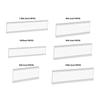 10pcs PVC Material Self-adhesive Shelf Label Transparent Classification Label  Retail Display