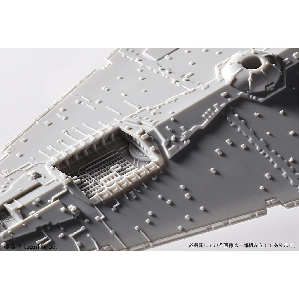 BANDAI SPIRITS Star Wars Vehicle Model 001 Star Destroyer Pre-Painted Plastic Model Kit