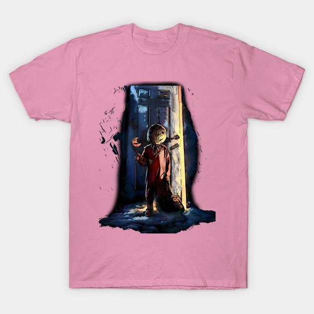 T Shirt Women Sam Trick R Treat Harajuku Print Kawaii Tshirt Summer Short Sleeve Female T-Shirt Top Tee