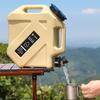 10L Water Storage Container with Faucet Drinking Water Bucket Large Capacity Water Dispenser Carrier for Vehicle Car Camping