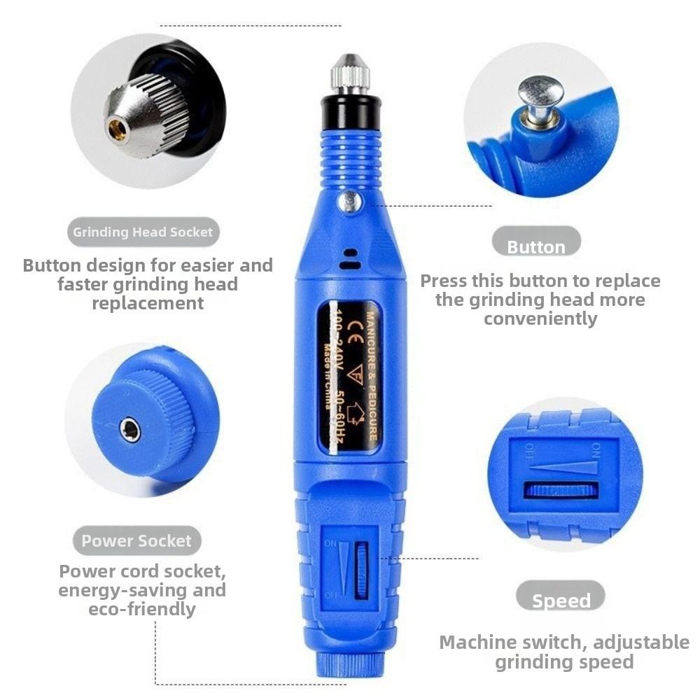 Portable Electric Nail Drill Machine Professional Manicure Mill Equipment Nail Care