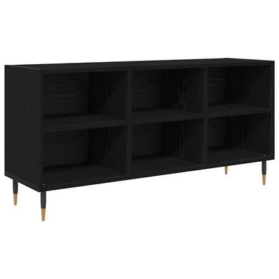 TV Stand Black Oak Effect 103.5 X 30 X 50 Cm