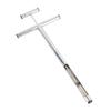 Soil Sample Probe with Ejector Tubular Stainless Steel Rod T Shaped Handle for Plant Care Garden