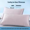 Summer Cool Ice Bean Pillowcase Set - Single 48cmx74cm Pillow Core Liner Cover (Pair)
