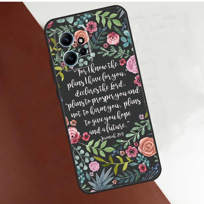 Bible Verse Jesus Christ Christian Case For Xiaomi Redmi Note 14 10 11 12 13 15 Pro Plus Cover For Redmi 15 14C 10C 12C 13C 15C
