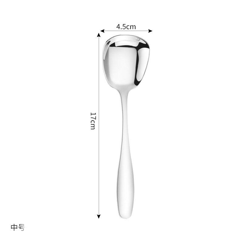 

Ложки из нержавеющей стали Ложки для риса Простые западные ложки Суповые ложки Ложки для мороженого Бытовые ложки Ложки для арбуза