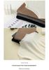 Yangzi 100% Wool Half-High Neck Knit Top, Women's Five-Point Sleeve Sweater - Early Autumn 2026