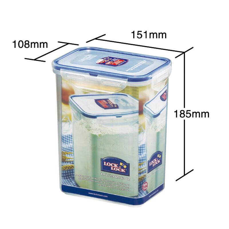 LOCK&LOCK HPL813 Microwave Safe Plastic Food Container